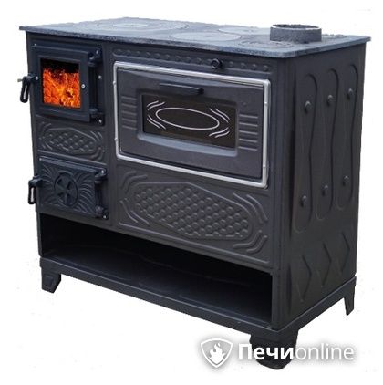 Отопительно-варочная печь МастерПечь ПВ-05С с духовым шкафом, 8.5 кВт в Орле